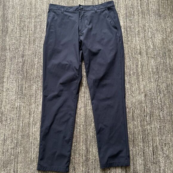 Rhone Men's Dark Navy Slim Commuter Pants, 32 W 33 L - Picture 2 of 7